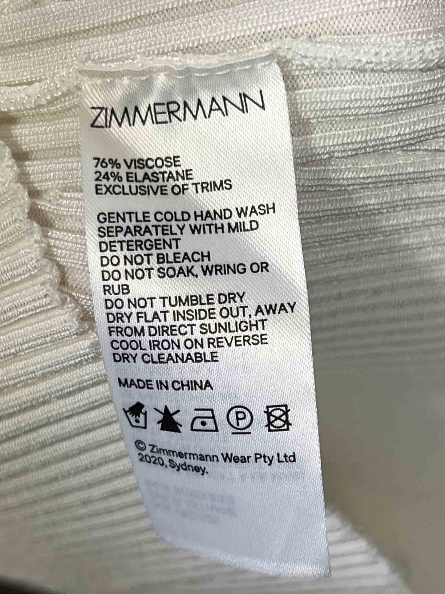 Size 1 (6) | Zimmermann Ribbed Tank Top