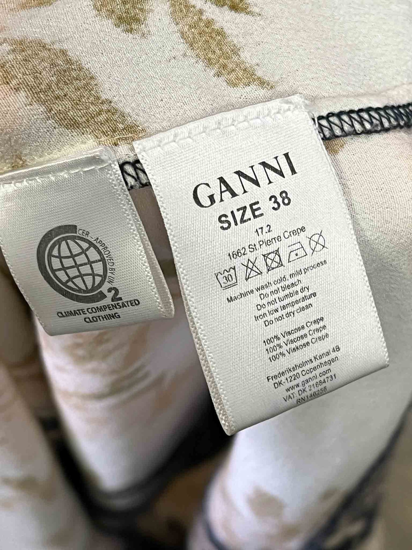 Size S | Ganni St Pierre Maxi Dress