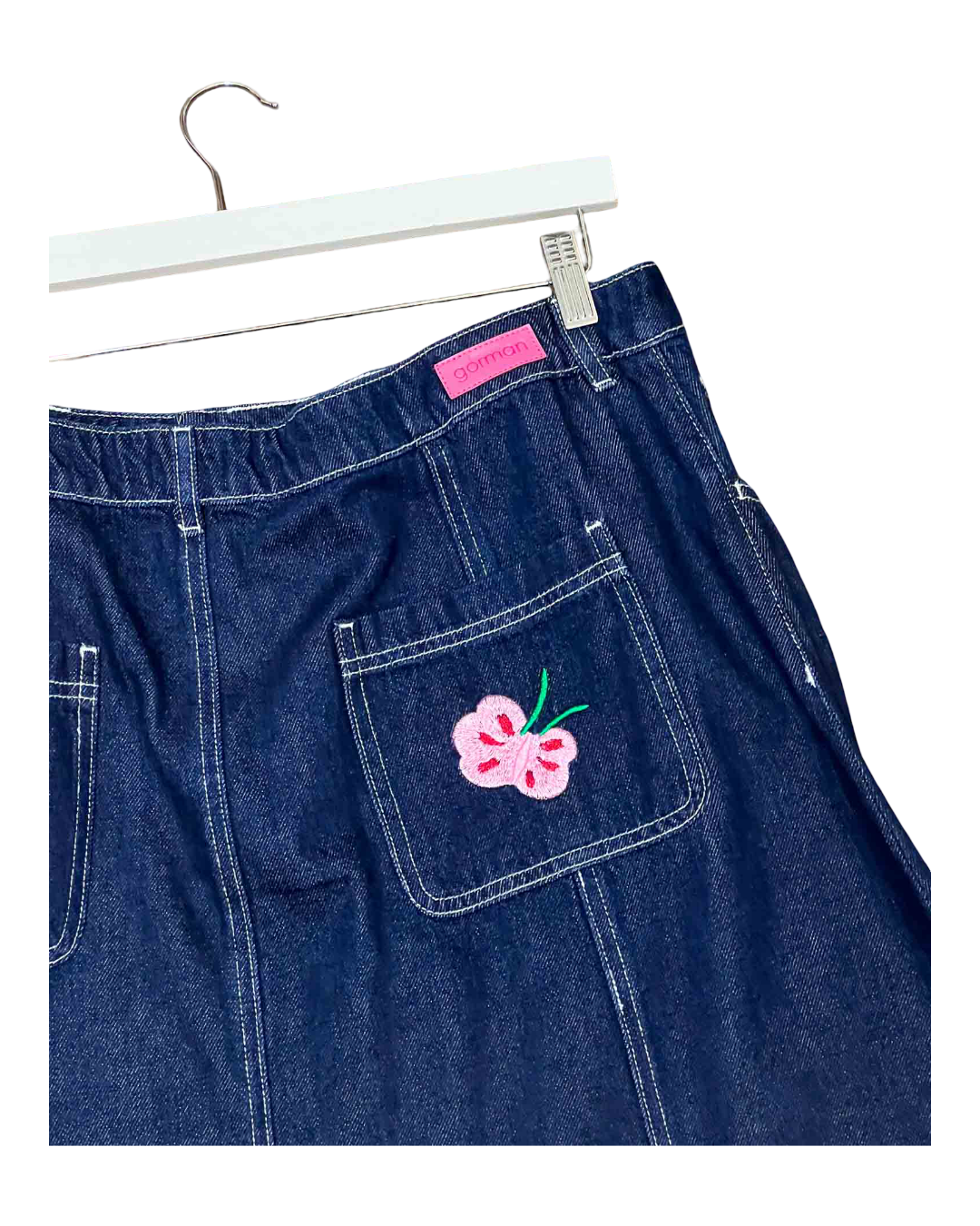 Size 18 | Gorman Embroidered Denim Skirt
