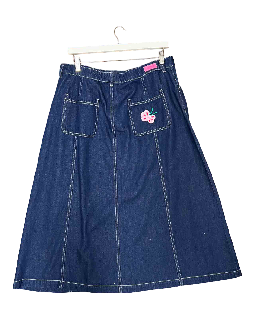 Size 18 | Gorman Embroidered Denim Skirt