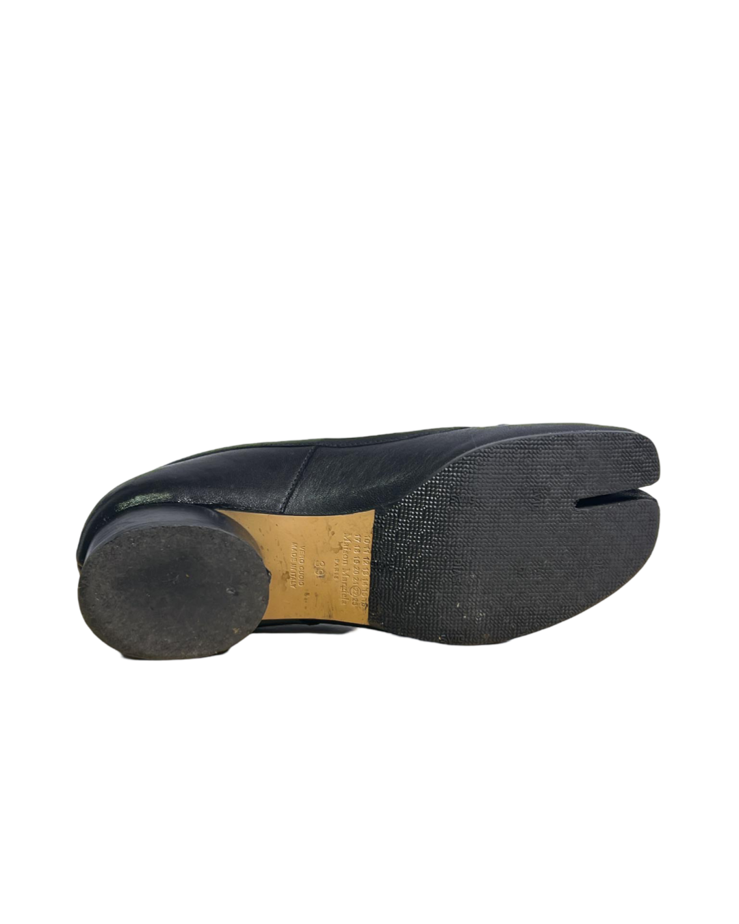 Size 39 | Maison Margiela Tabi Leather Ballerina Pumps