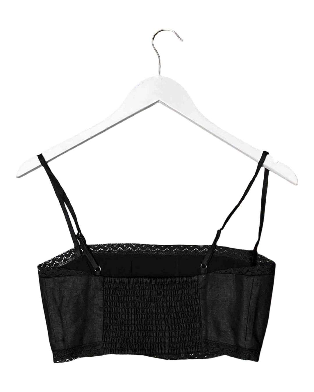 Size 8 | Reformation Violet Linen Bandeau Top NWT