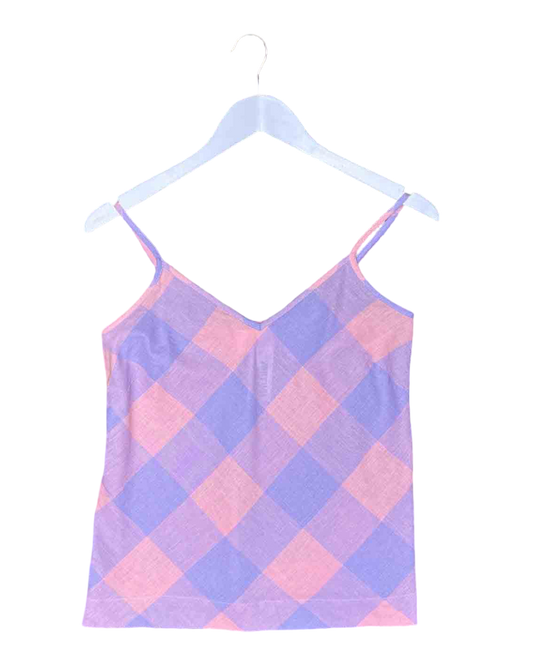 Size 6 | Obus Gingham Cami Top