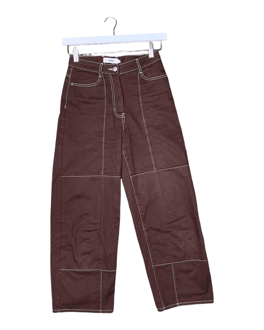 Size XS | Kloke Chocolate Cotton Pants