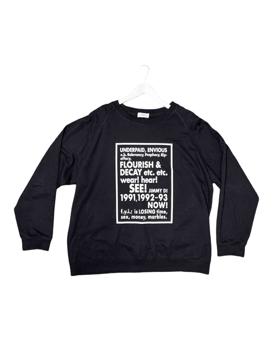 Size OS | Jimmy D Underpaid Oversized Jumper