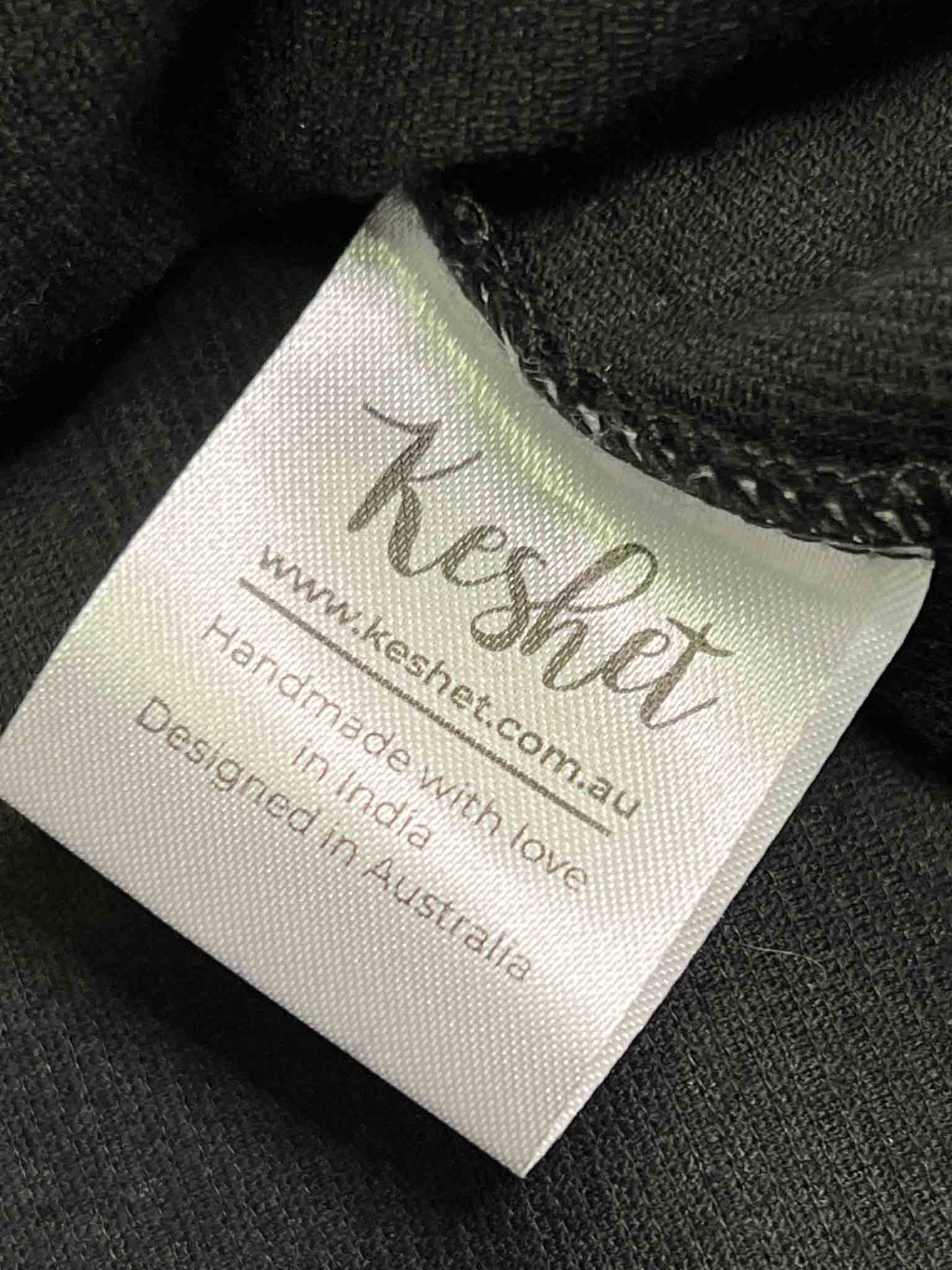 Size XXL | Keshet Black Baby-cord Mini Skirt