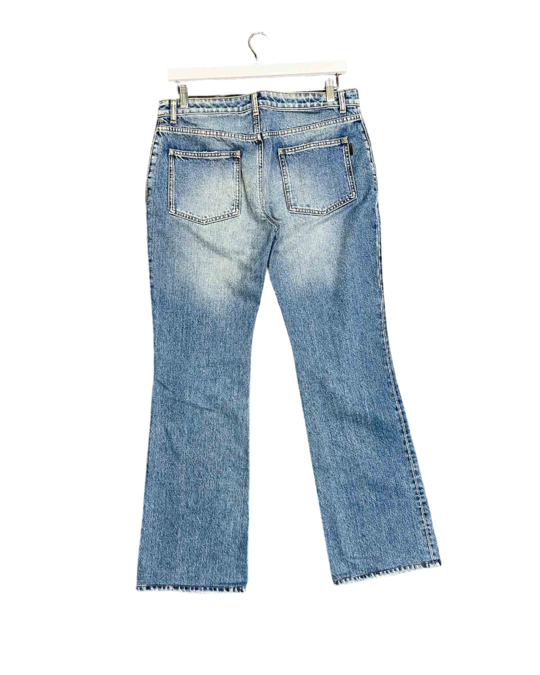 Size 30 | Saint Laurent Paris Light Wash Button Fly Boot Cut Jeans