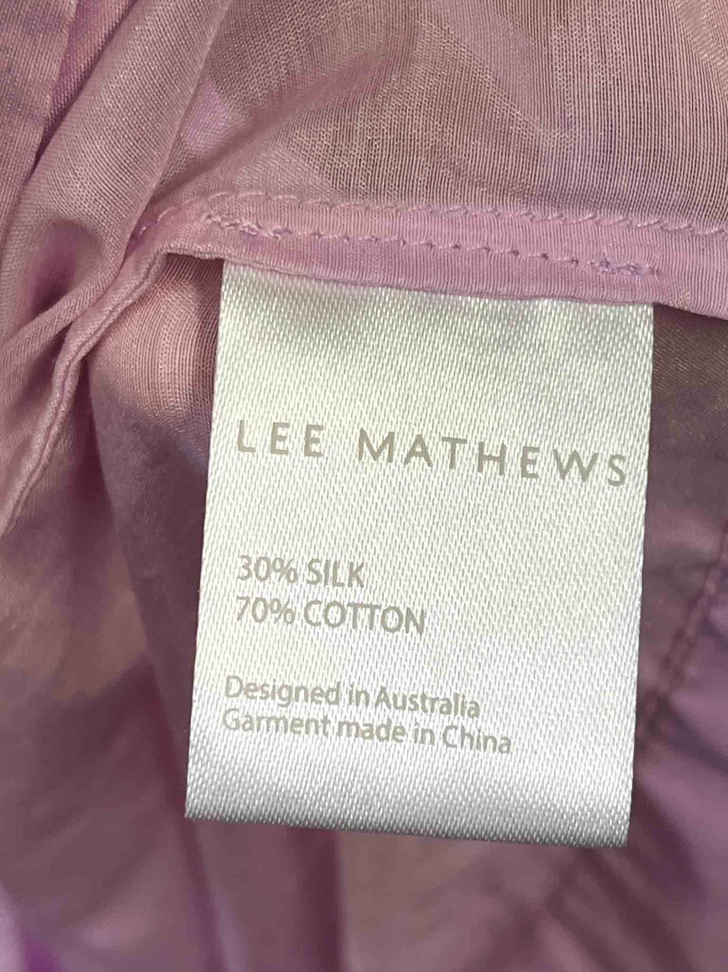 Size 1 (8) |  Lee Mathews Lilac Silk Cotton Dress