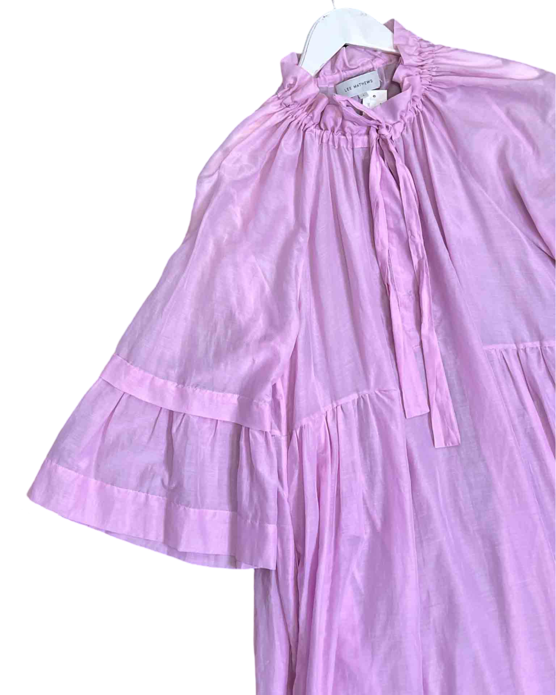 Size 1 (8) |  Lee Mathews Lilac Silk Cotton Dress
