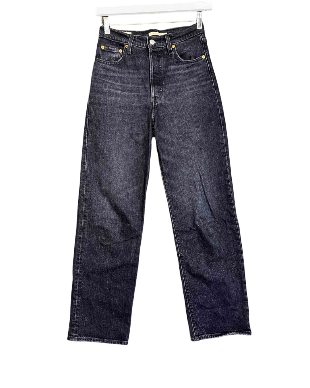 Size 26 (8) | Levi's Grey Ribcage Straight Jeans