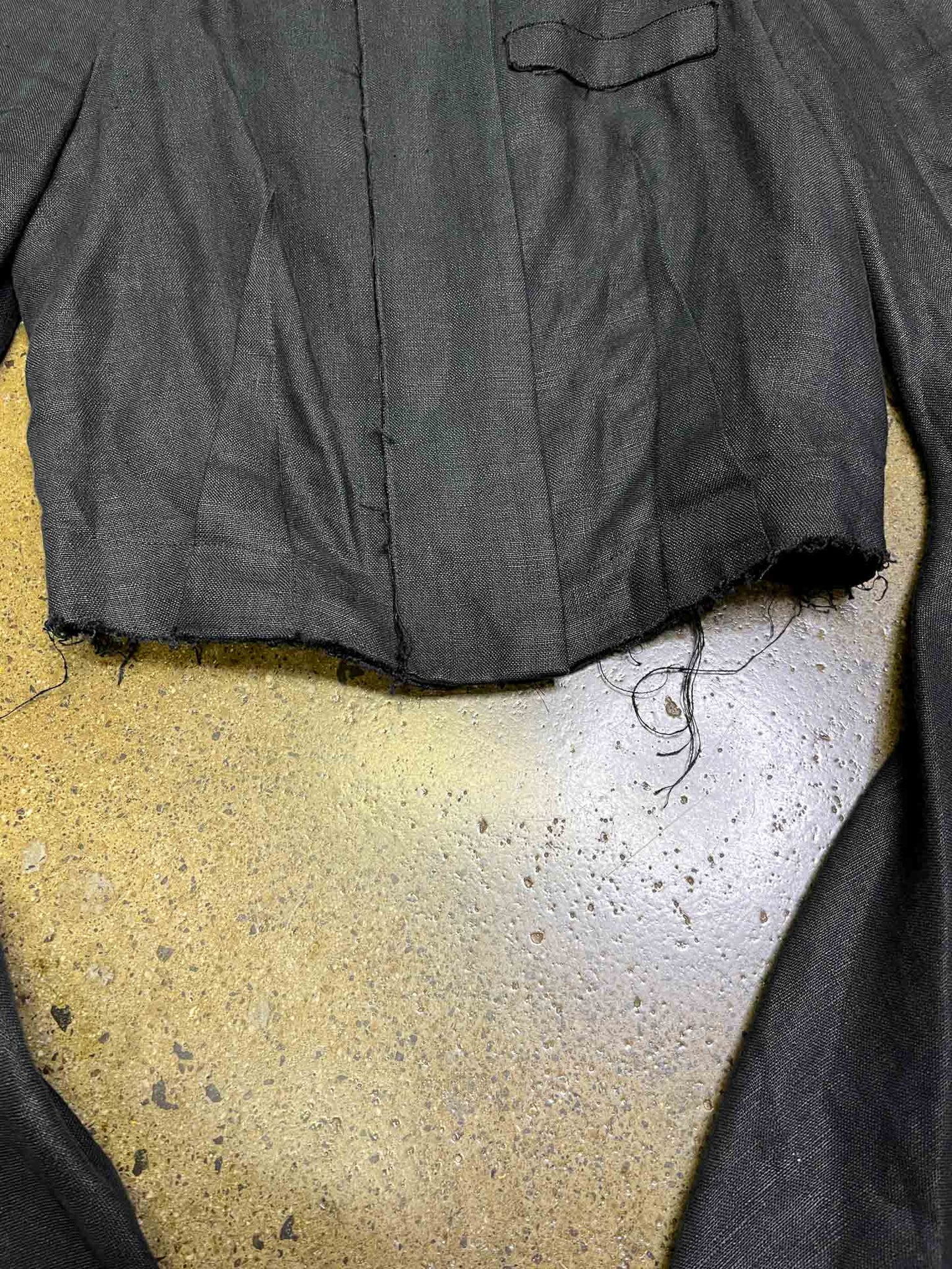Size S | Loewe Zip-up Flared Sleeve Linen Jacket