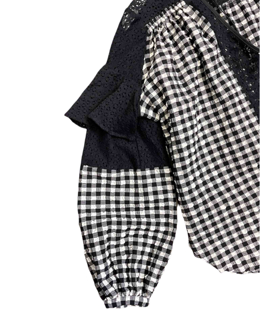 Size 0 (XS/S) |  Rachel Comey Seersucker Blouse Top