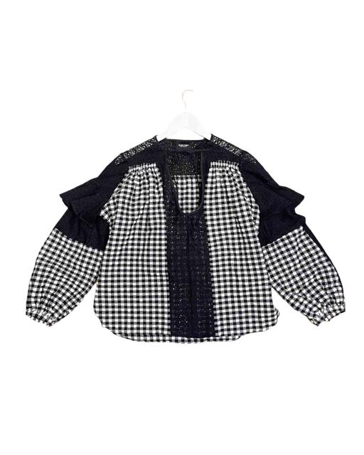 Size 0 (XS/S) |  Rachel Comey Seersucker Blouse Top