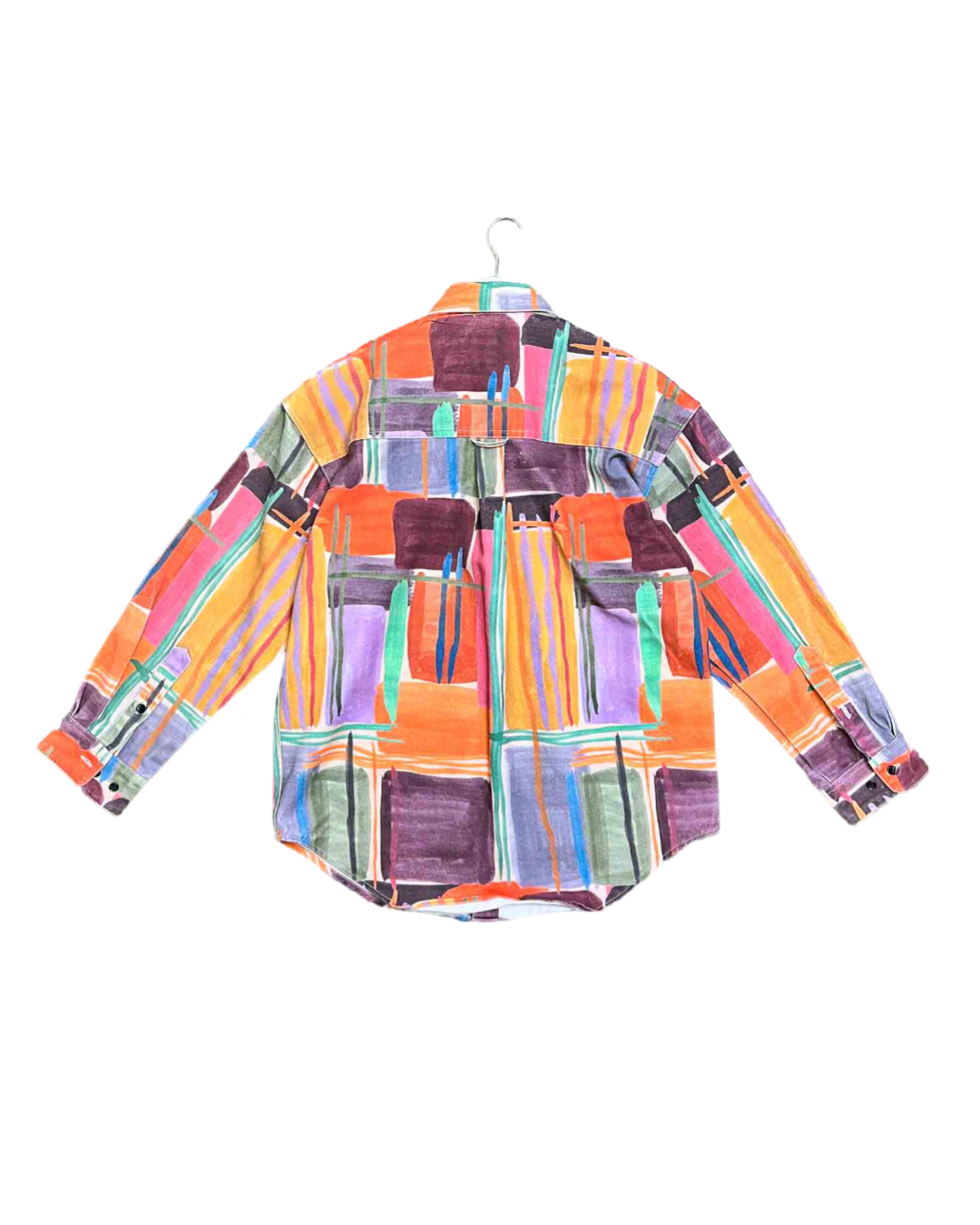 Size L | Cor Paintstrokes Canvas Cotton Chore Shirt
