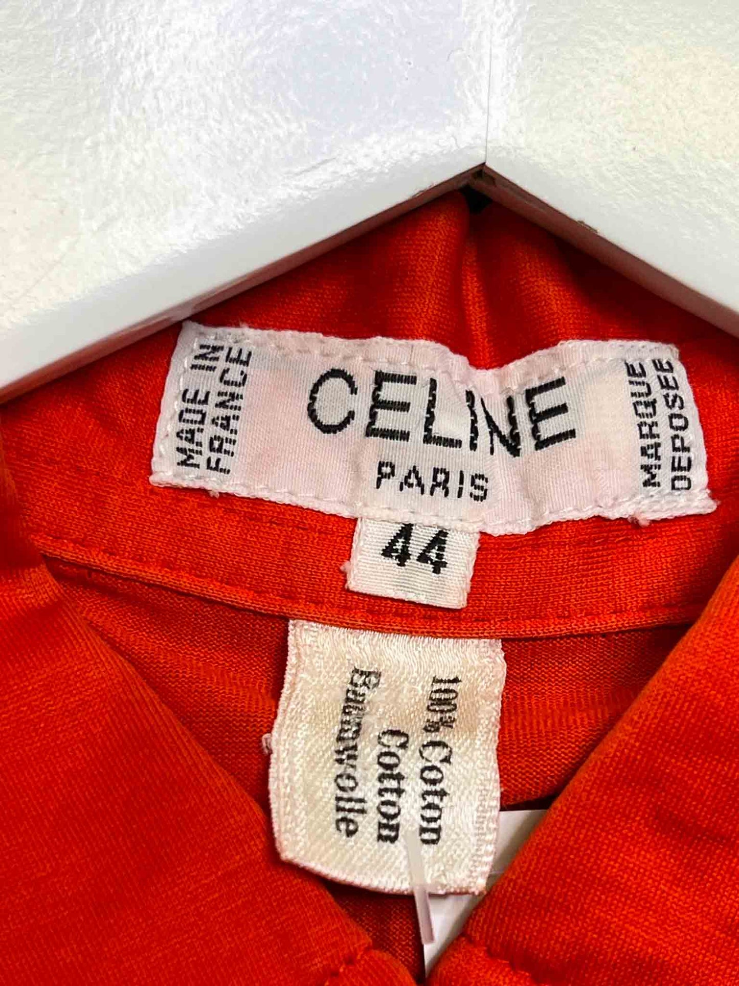 Size 44 (XS/S) | Celine Vintage Button Down Shirt