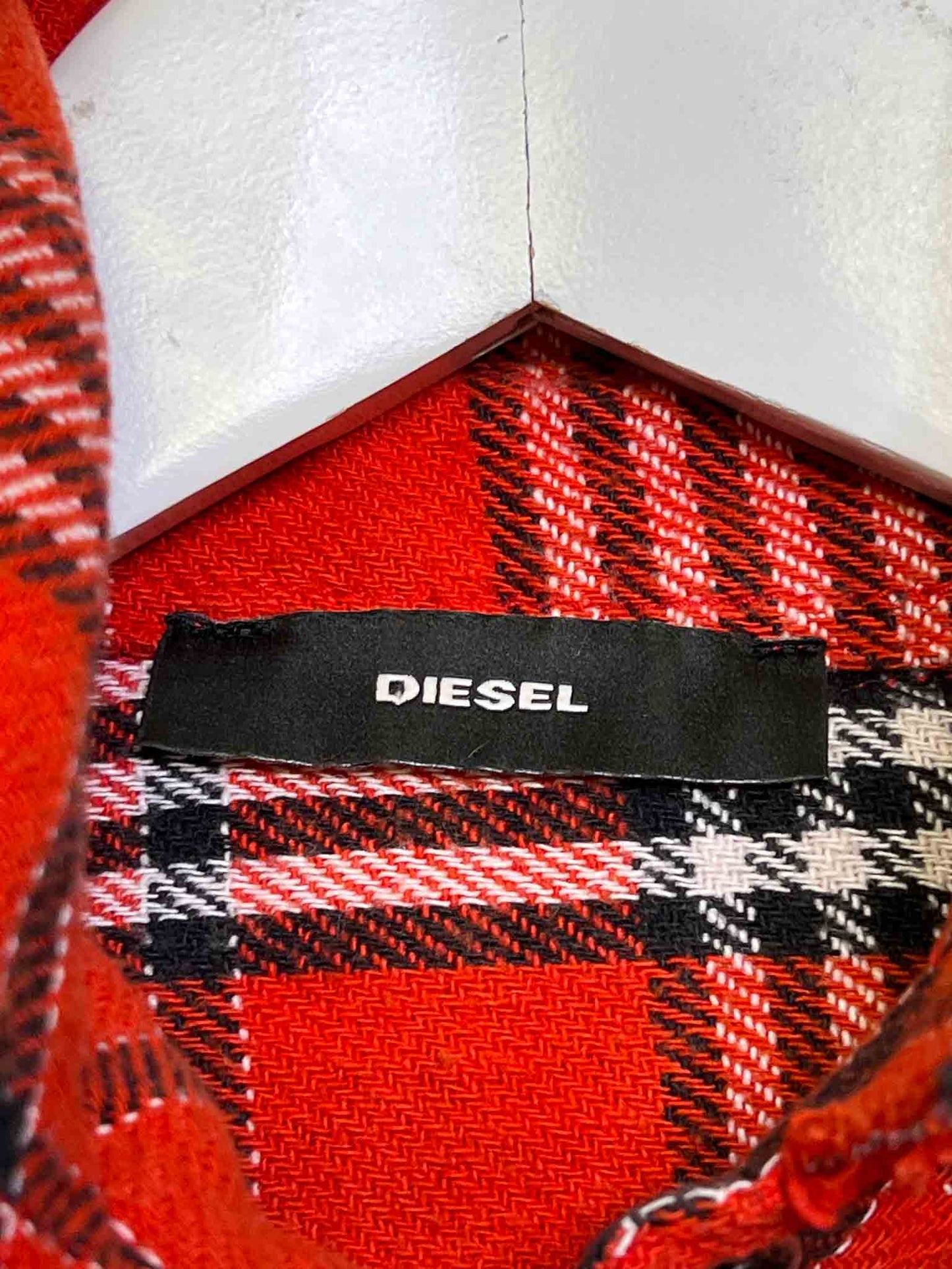 Size S | Diesel Distressed Flannel Shirt