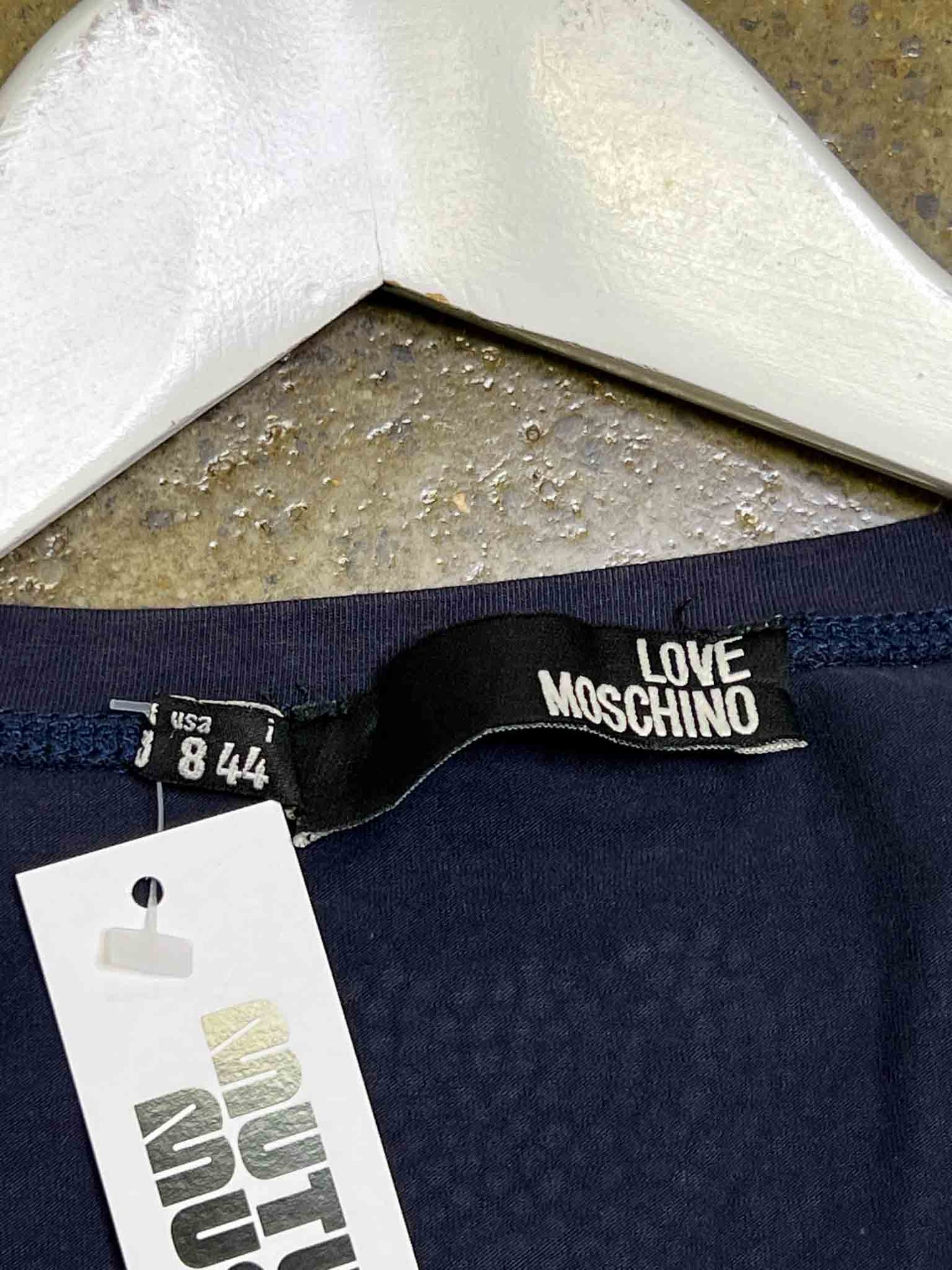 Size 12 | Love Moschino Diamante Studded Baby Tee