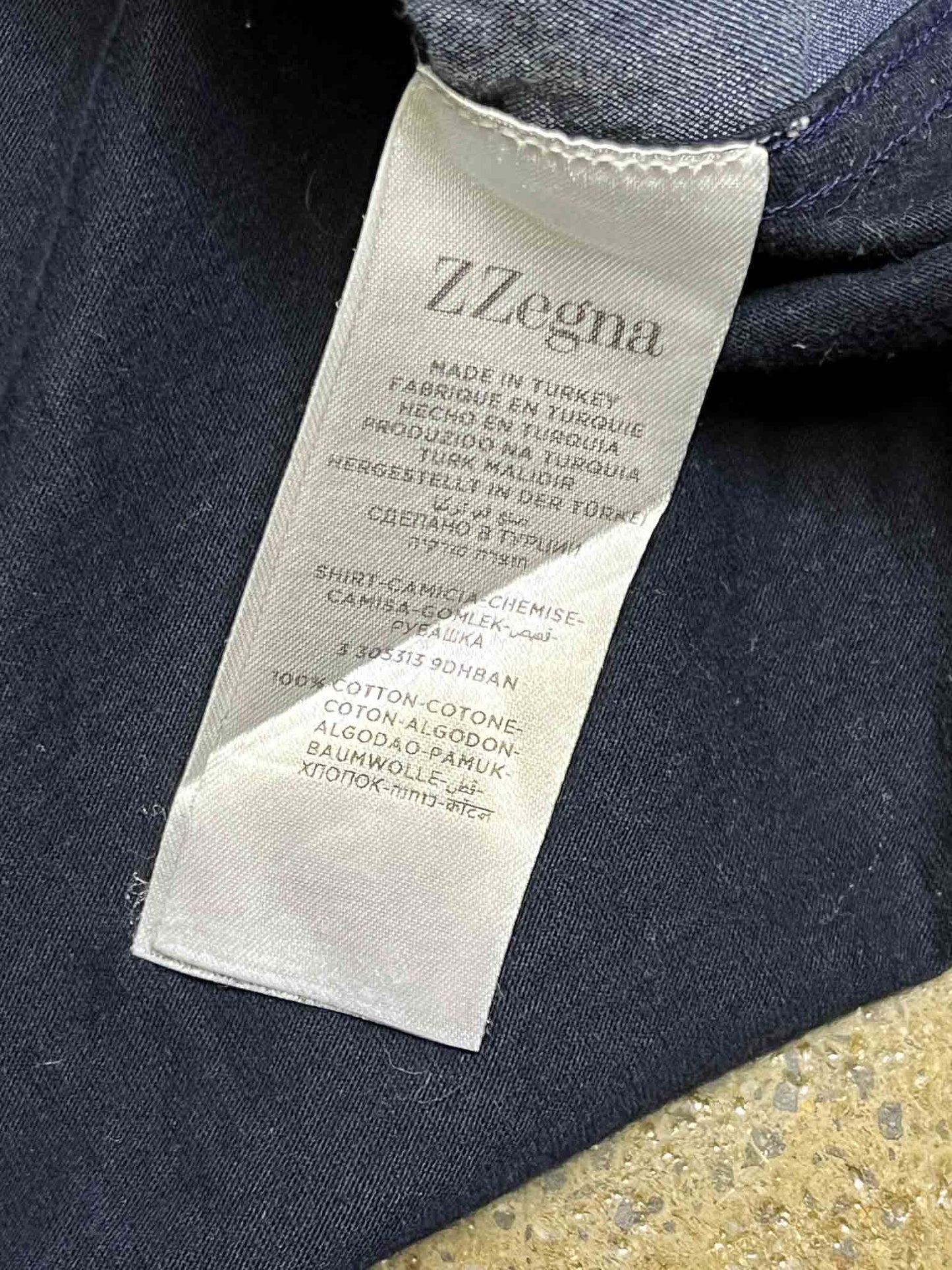 Size XL | Z Zegna by Ermenegildo Zegna Two Tone Shirt