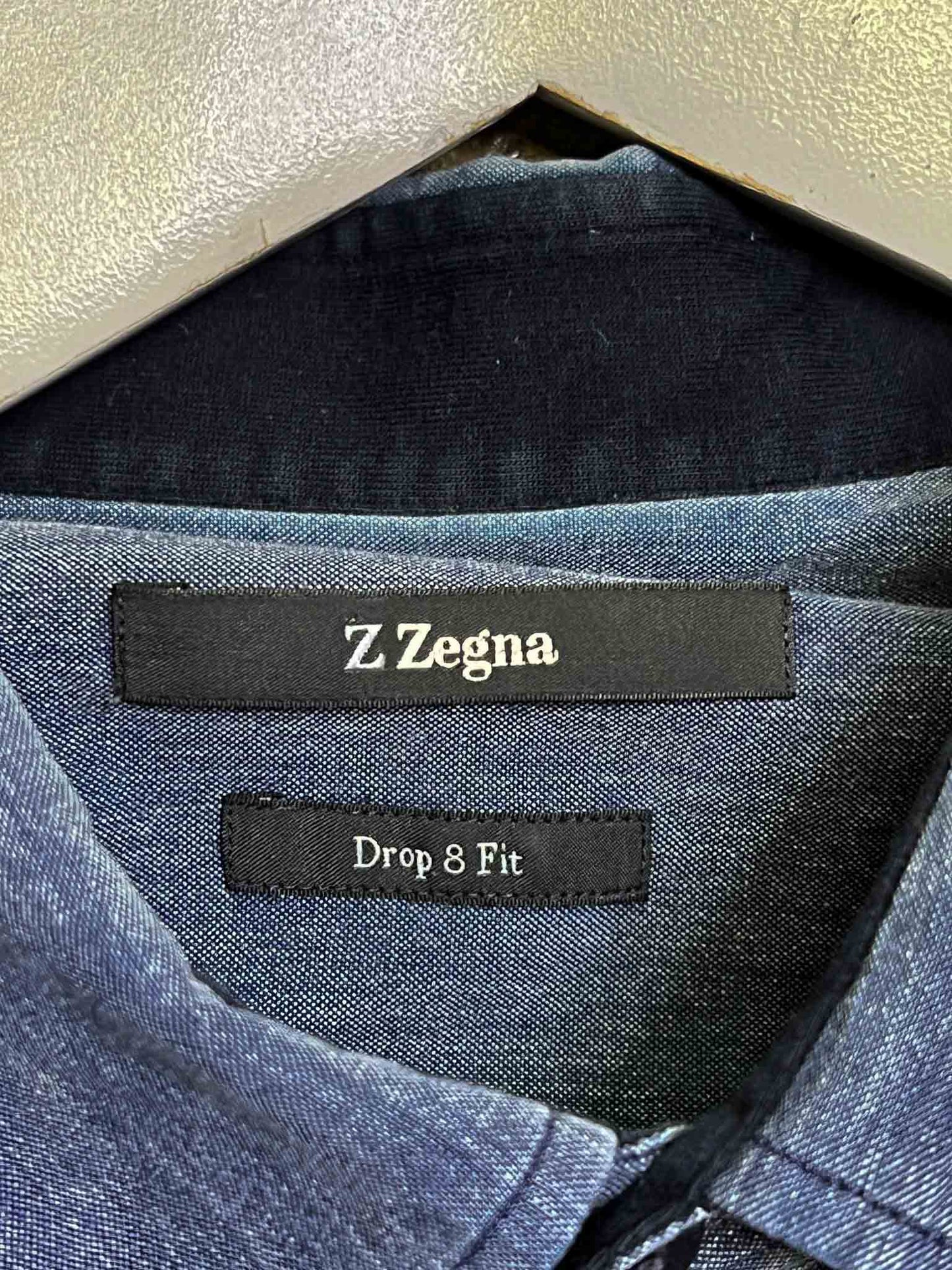 Size XL | Z Zegna by Ermenegildo Zegna Two Tone Shirt