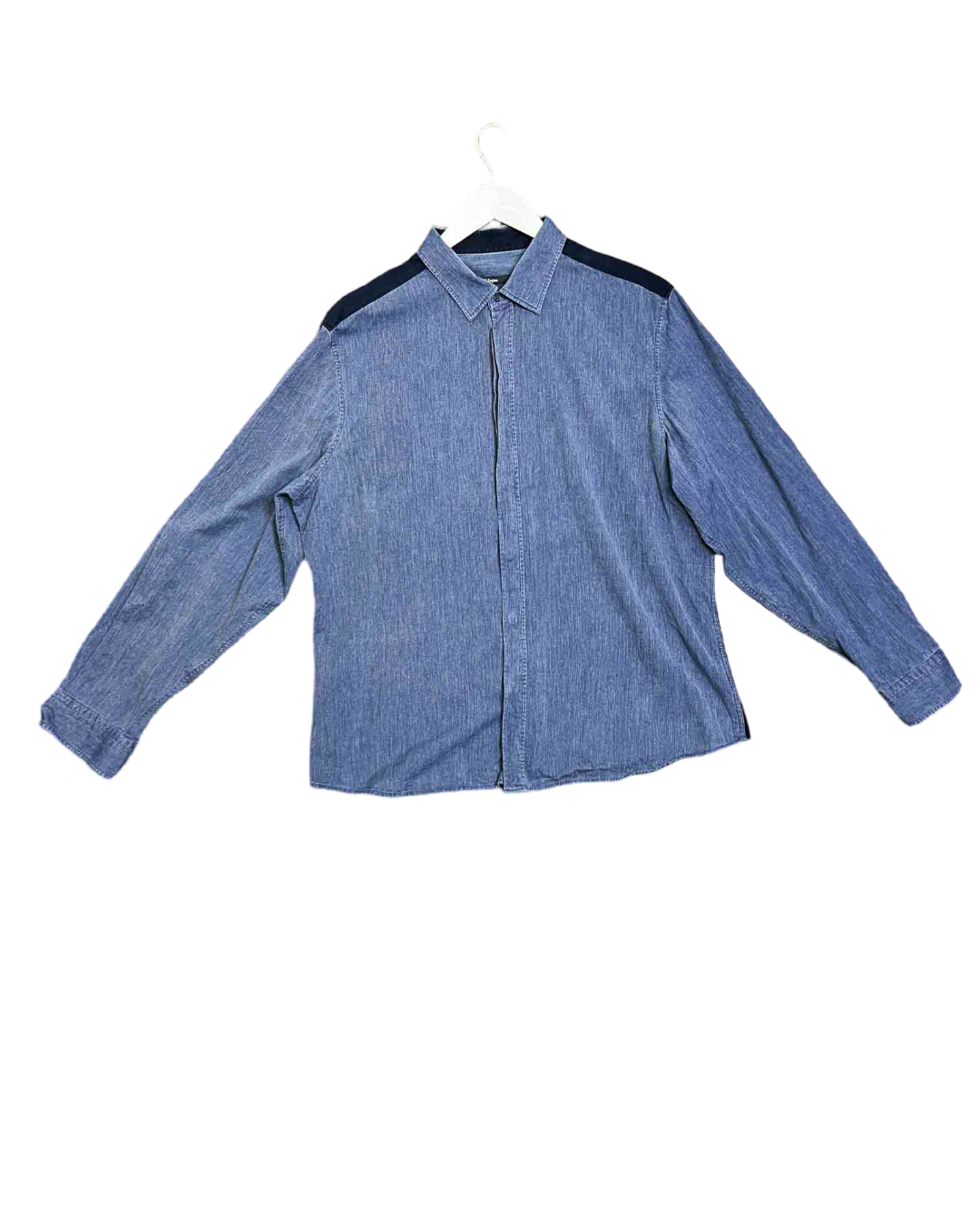 Size XL | Z Zegna by Ermenegildo Zegna Two Tone Shirt