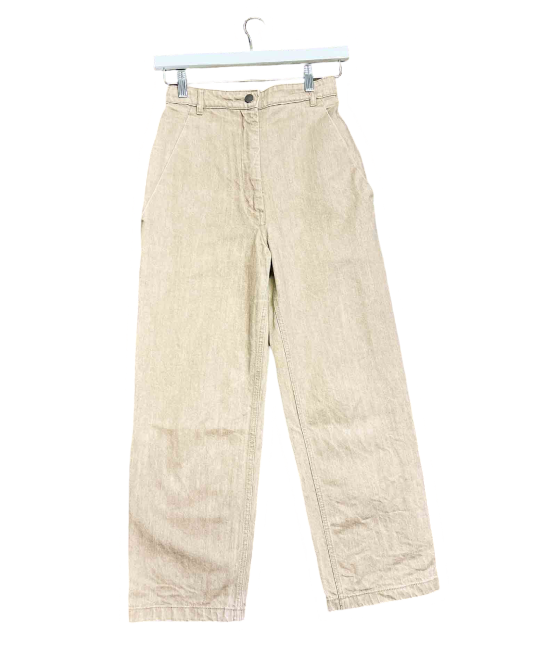 Size 10 | Dress Up High Waisted Taupe Jeans