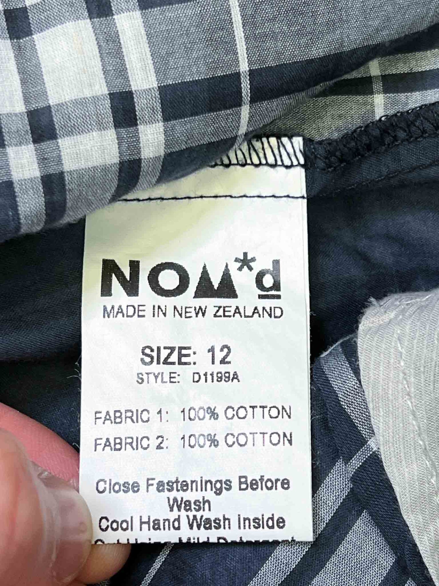 Size 12 | Nom*D Belted Cotton Dress