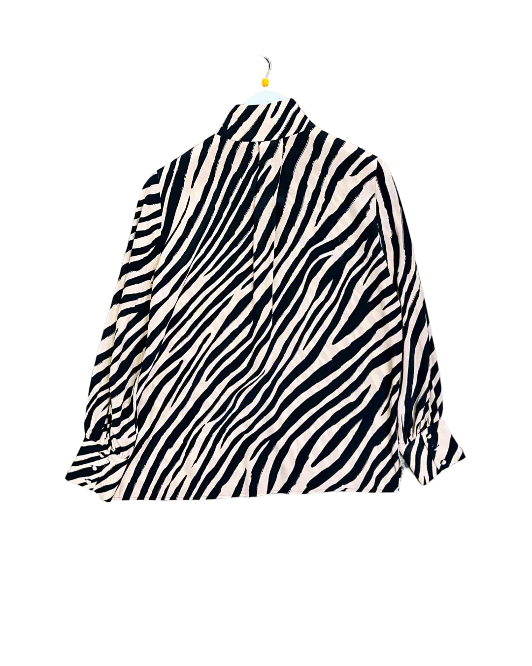 Size 12 | Husk Silk Zebra Print Top