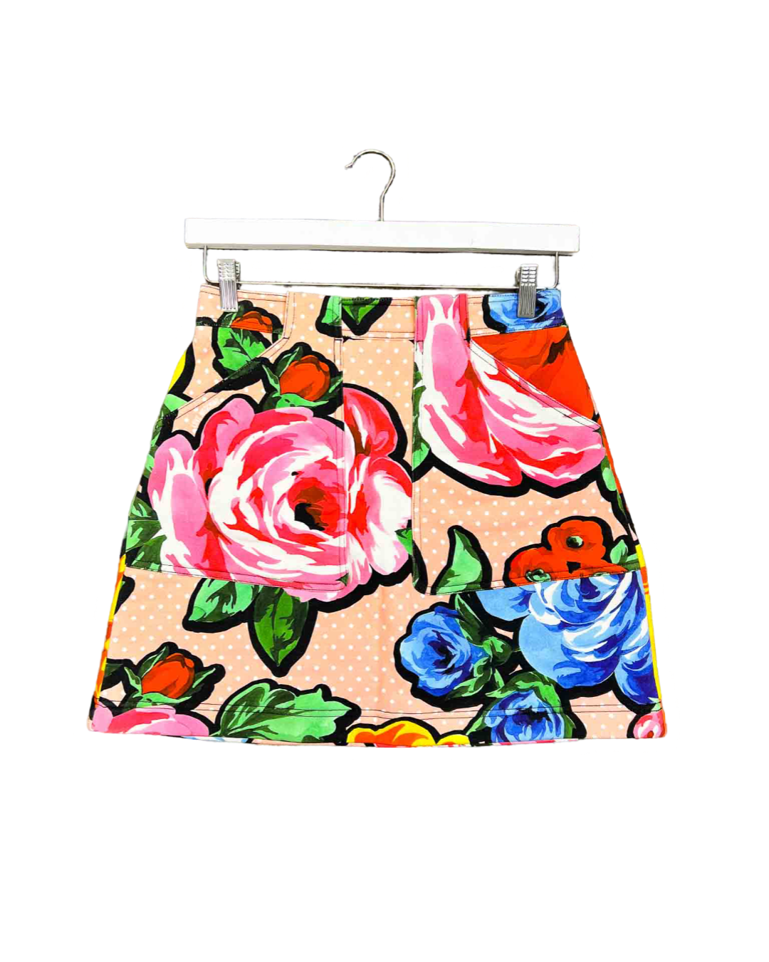 Size 38 (8) | Love Moschino Polka Dot Floral Skirt