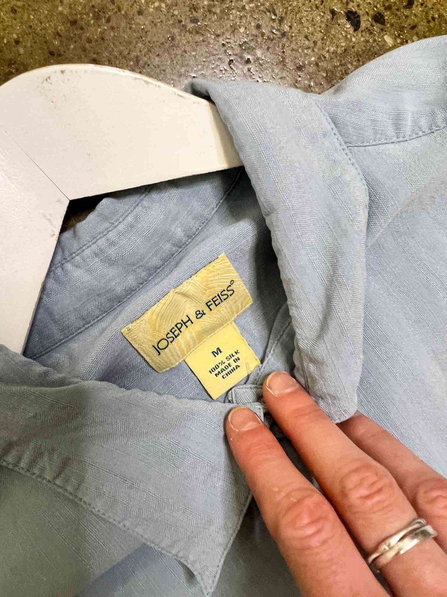 Size M | Joseph & Feiss Silk Shirt