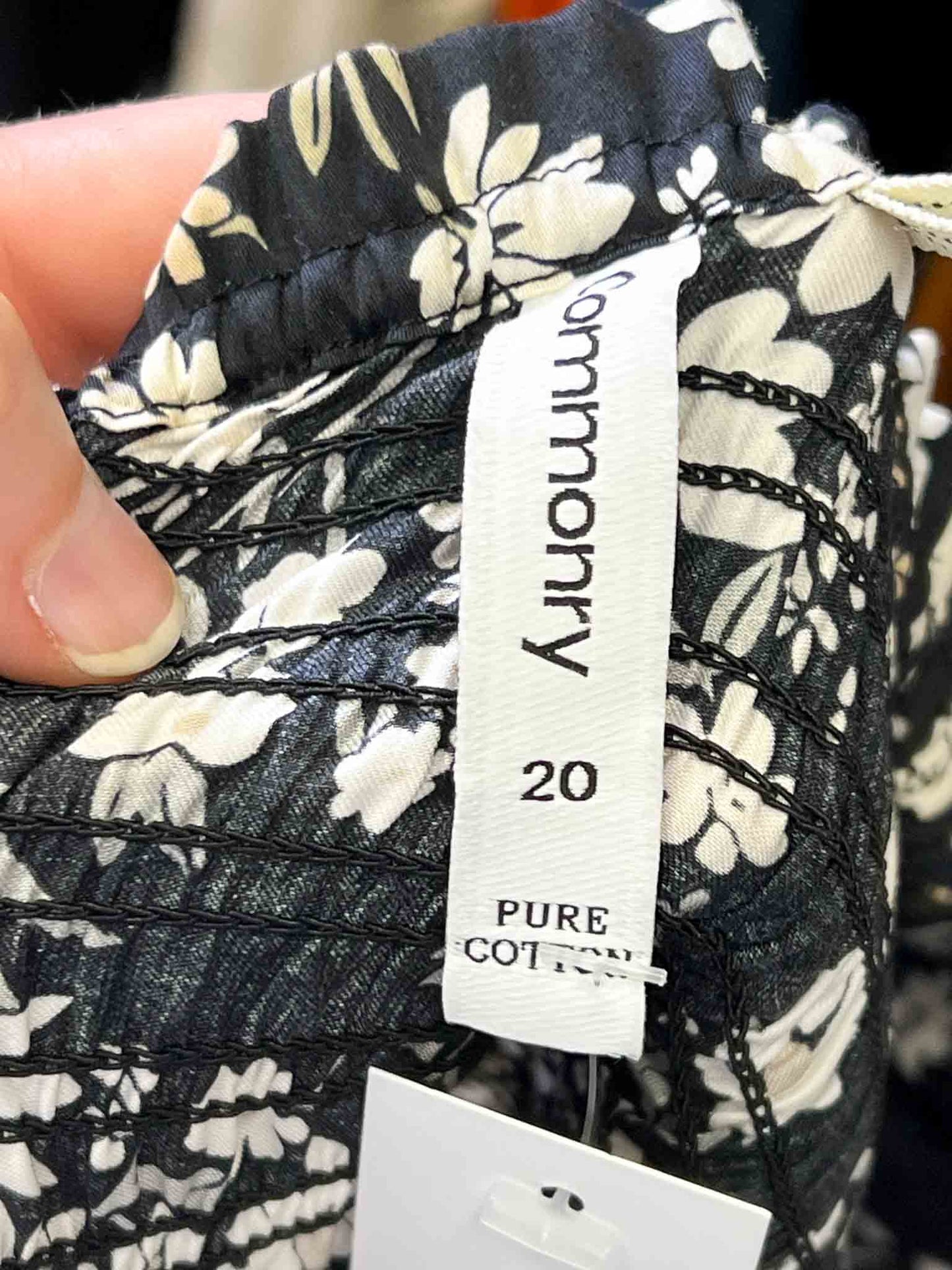 Size 20 | Commonry Floral Shirred Top