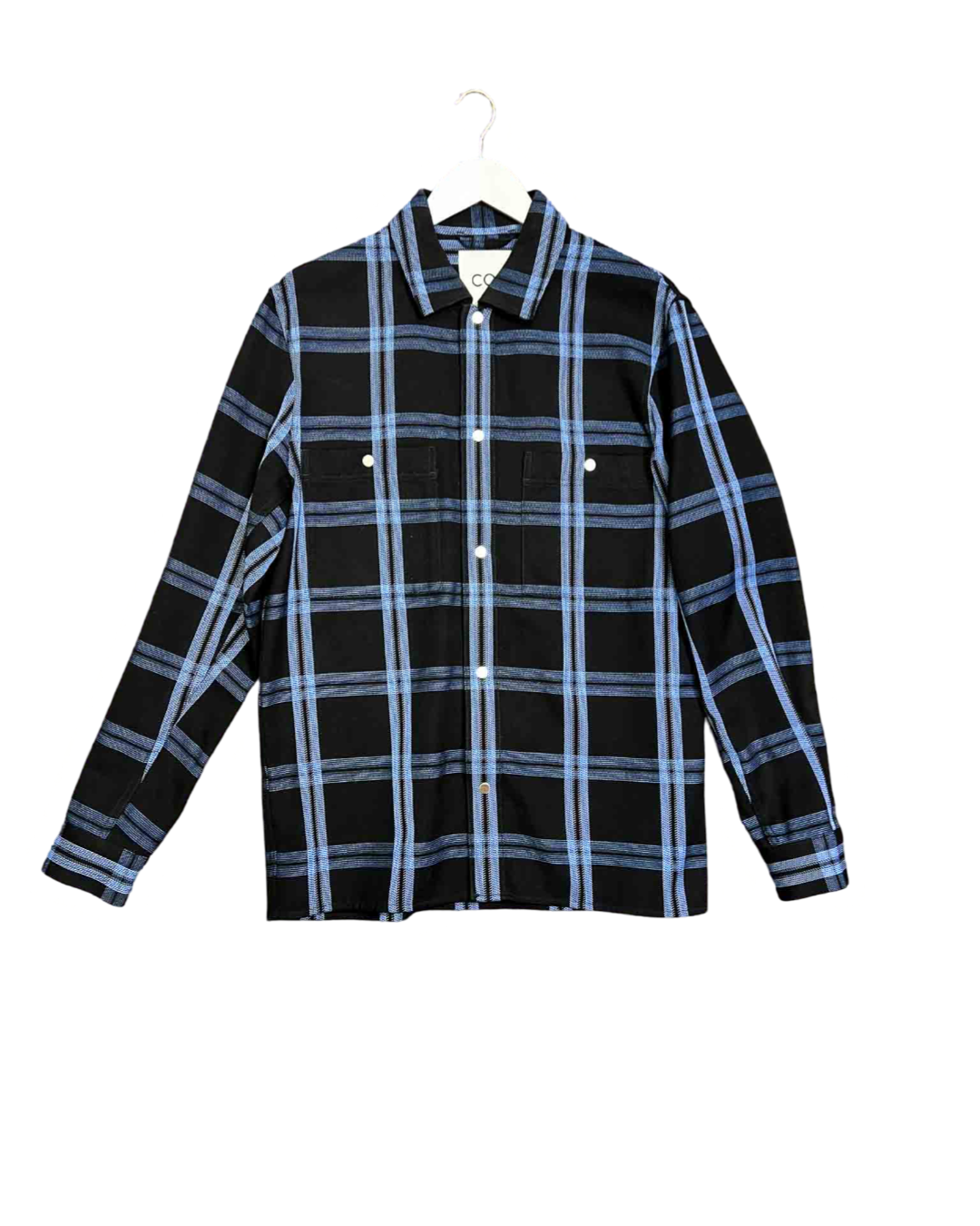 Size S | COS Oversized Plaid Shirt