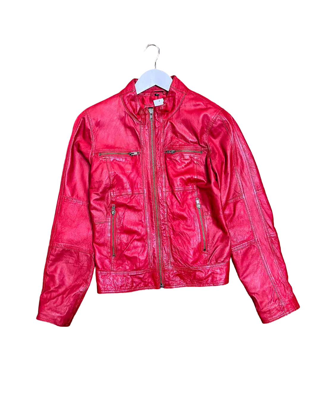 Size M | Siricco Vintage Racer Leather Jacket