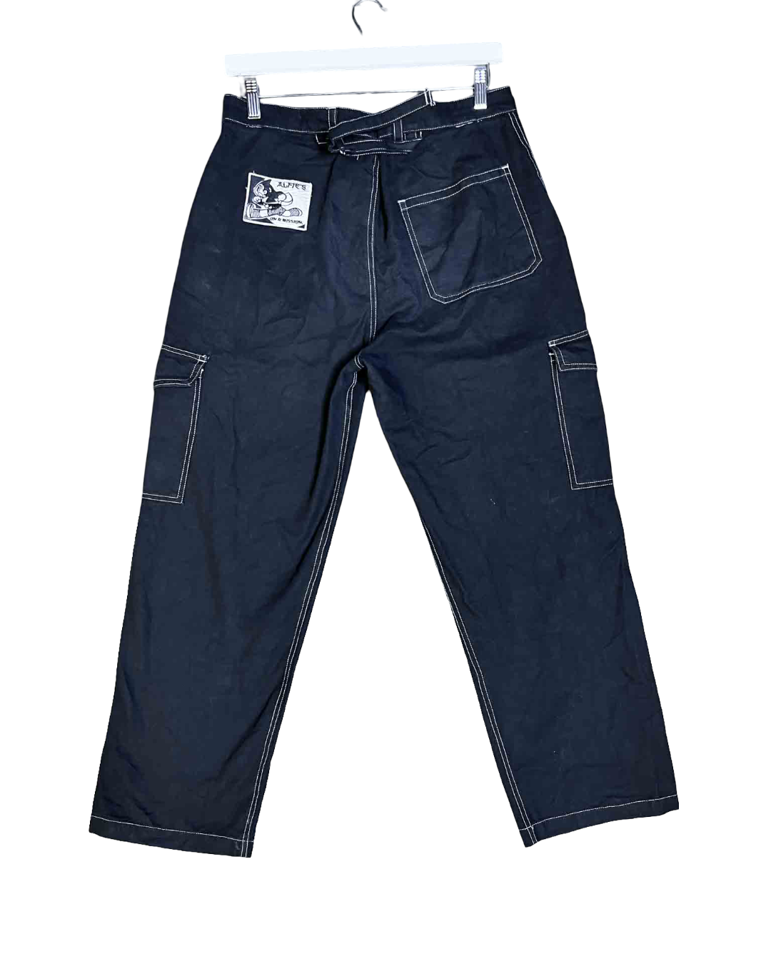 Size L | Alfie's Mission Contrast Stitch Pants