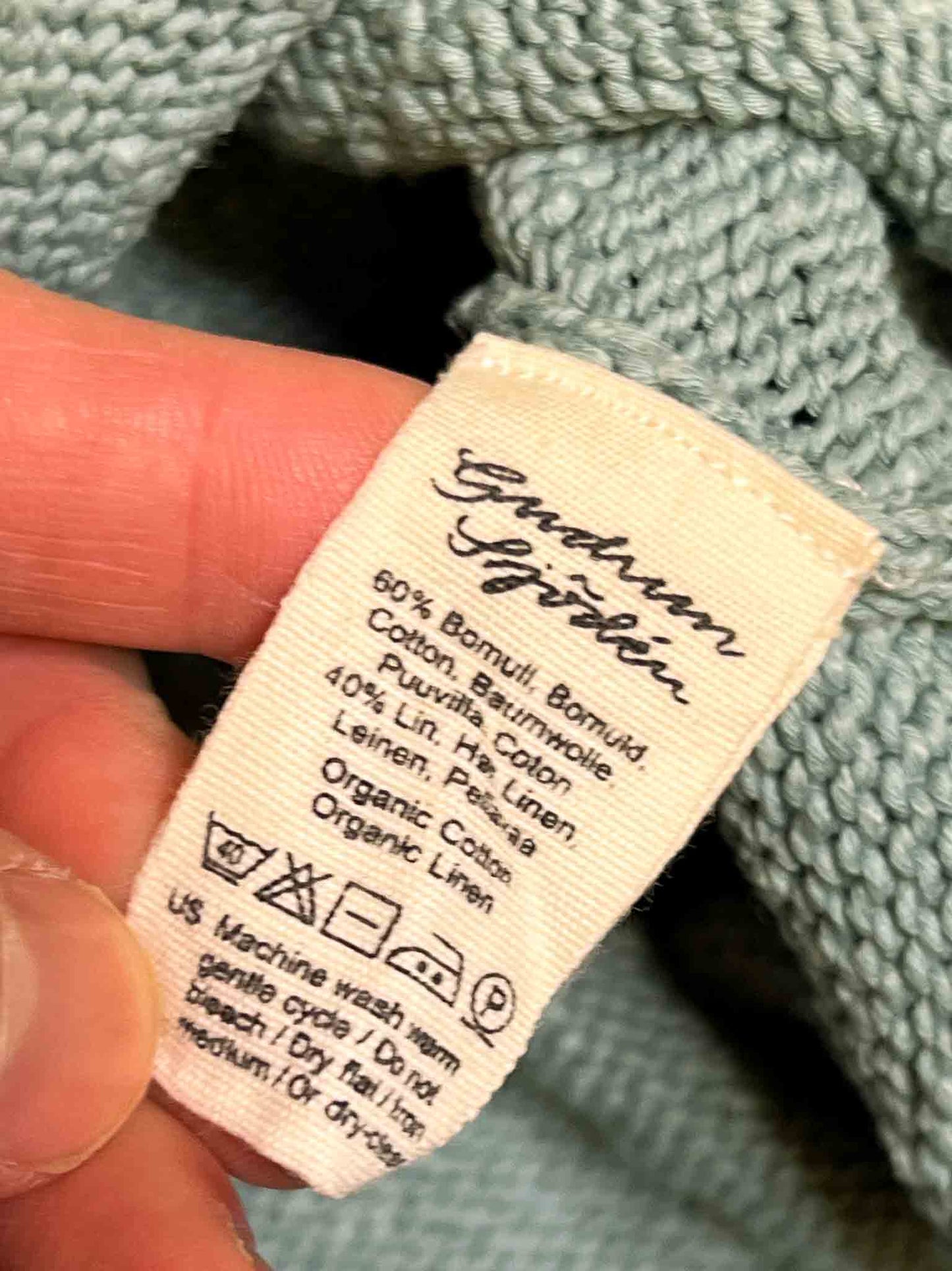 Size L/XL | Gudrun Sjödén Linen Knit Top