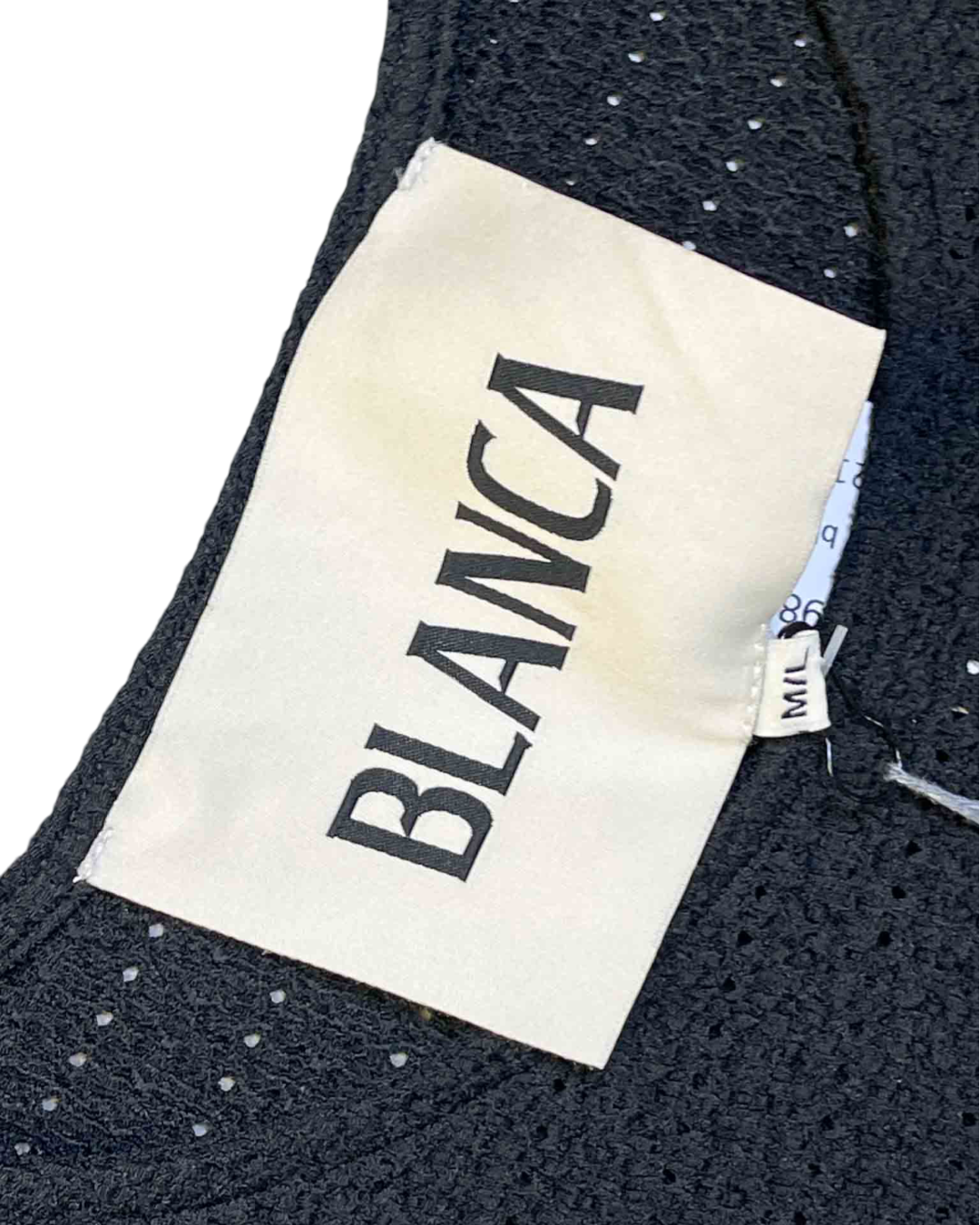 Size M/L |  Blanca Black Freya Cut Out Top With Tags