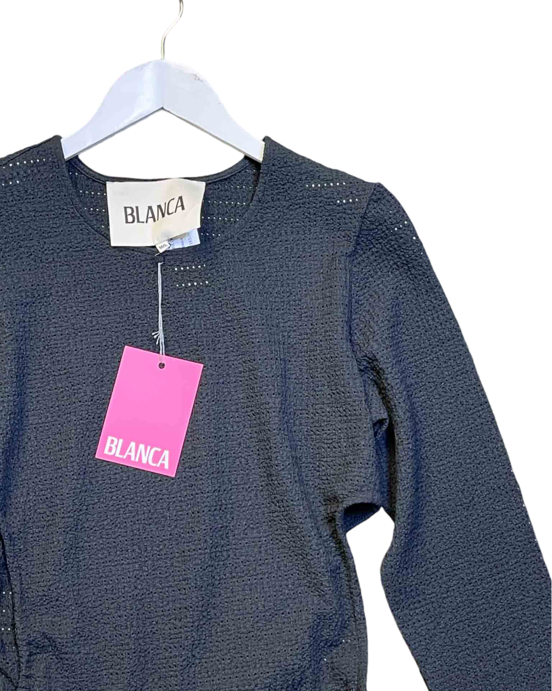 Size M/L |  Blanca Black Freya Cut Out Top With Tags