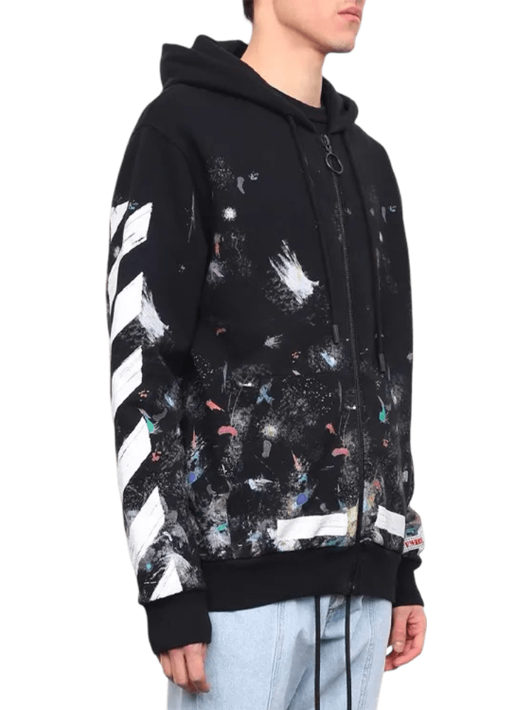 Size XS | Off-White Galaxy Brushed Zip-Up Hoodie