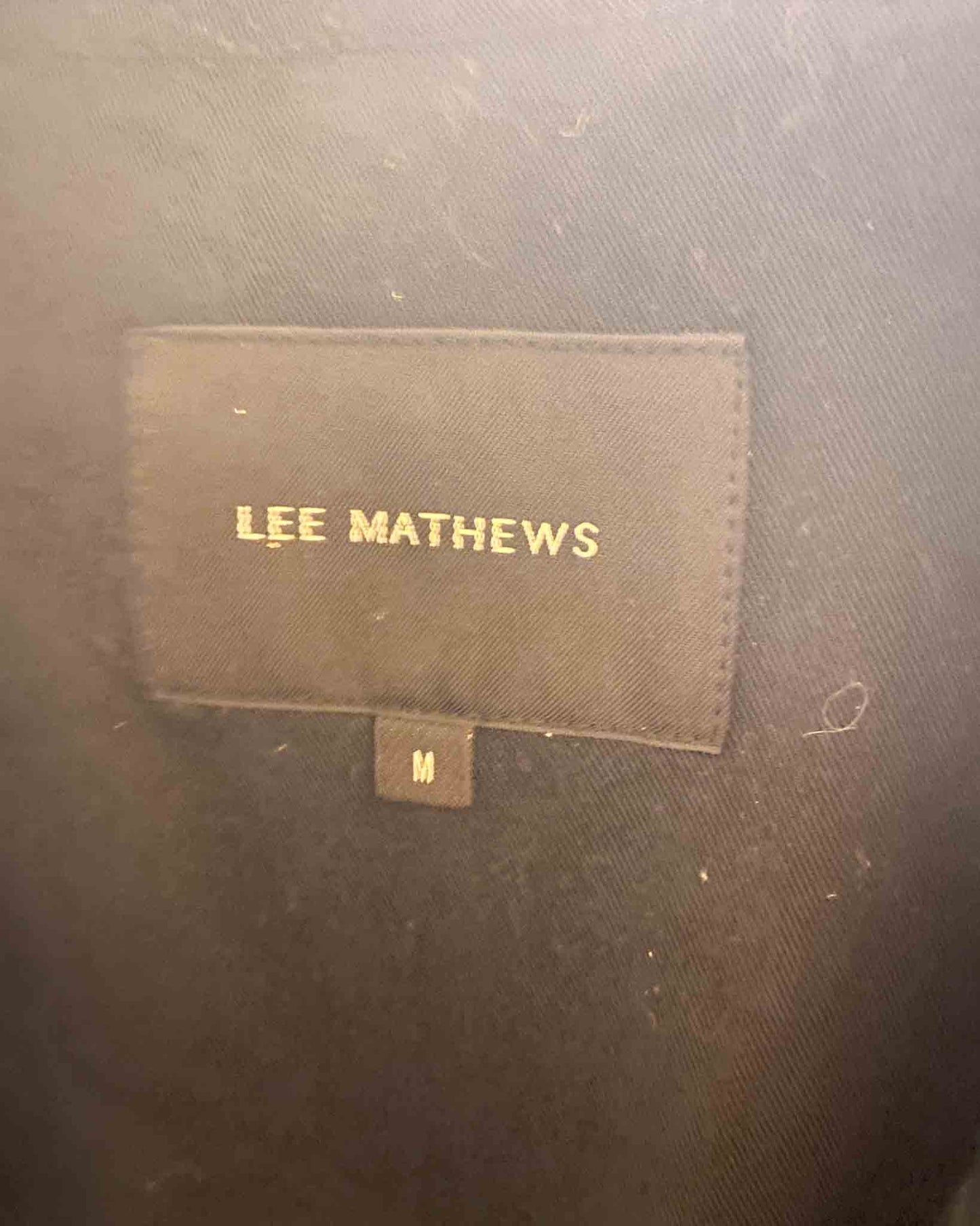 Size M | Lee Mathews Cotton Trench Coat