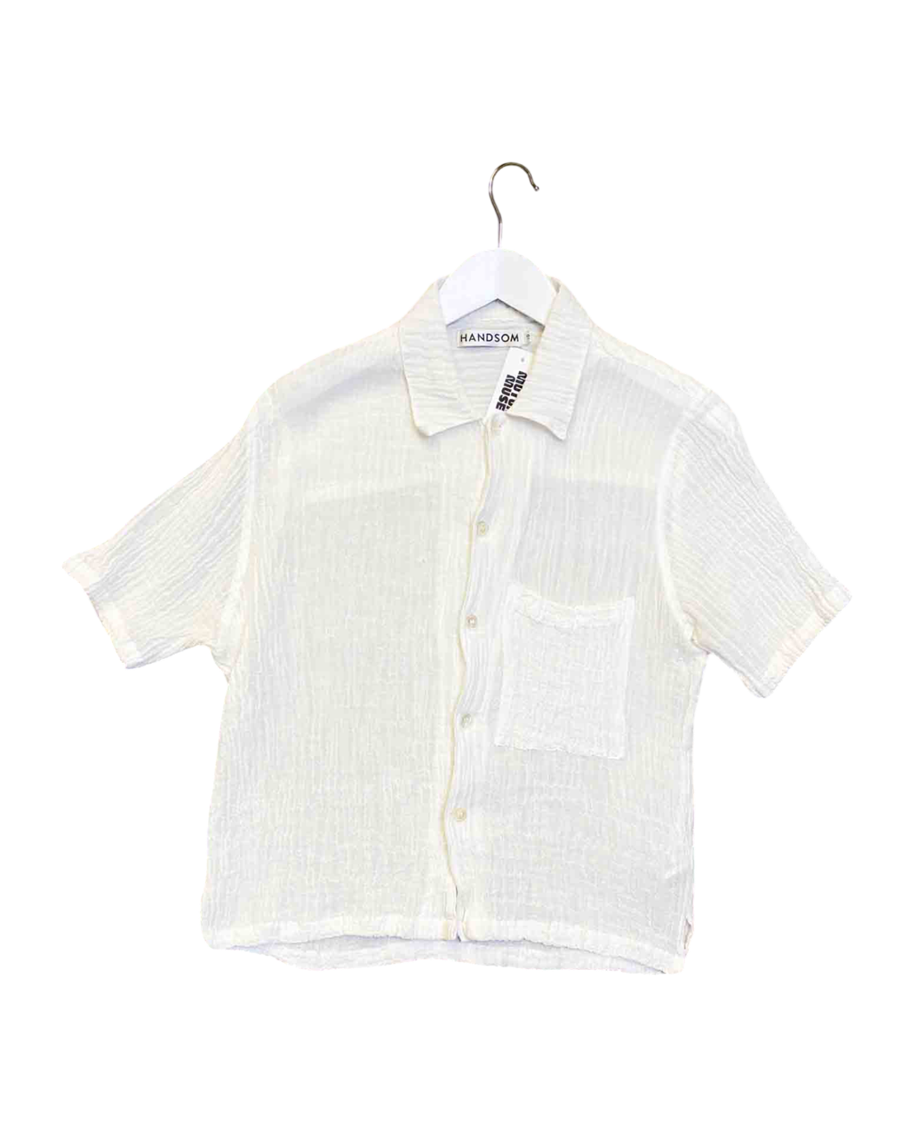 Size 10 | Handsom Crinkle Cotton Shirt