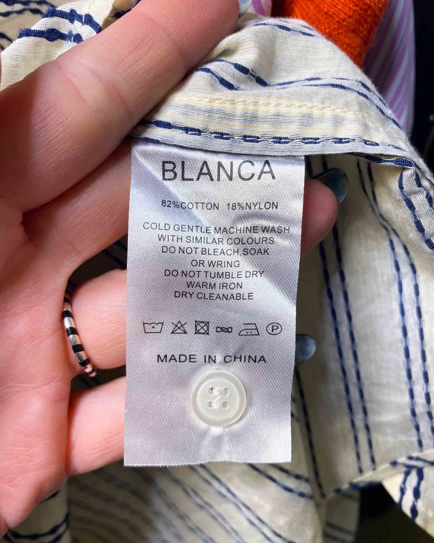 Size XS/S | Blanca Striped Cotton Shirt
