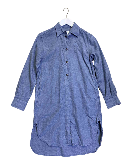 Size XS | Girls of Dust Wool Twill Shirt Dress