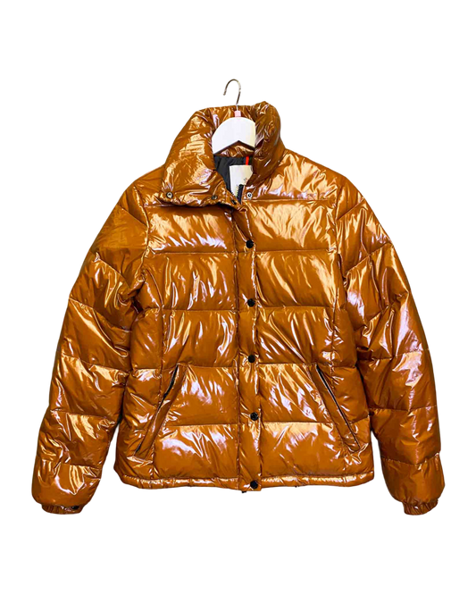 Size S | Moncler Patent Puffer Coat