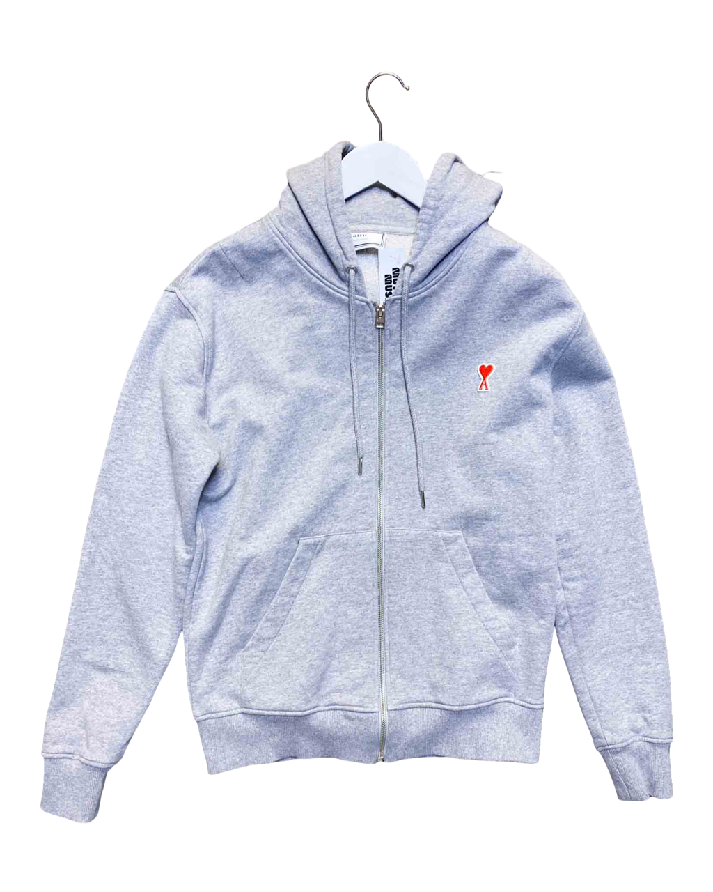Size S | Ami Paris Hooded Zip Sweatshirt – Mutual Muse