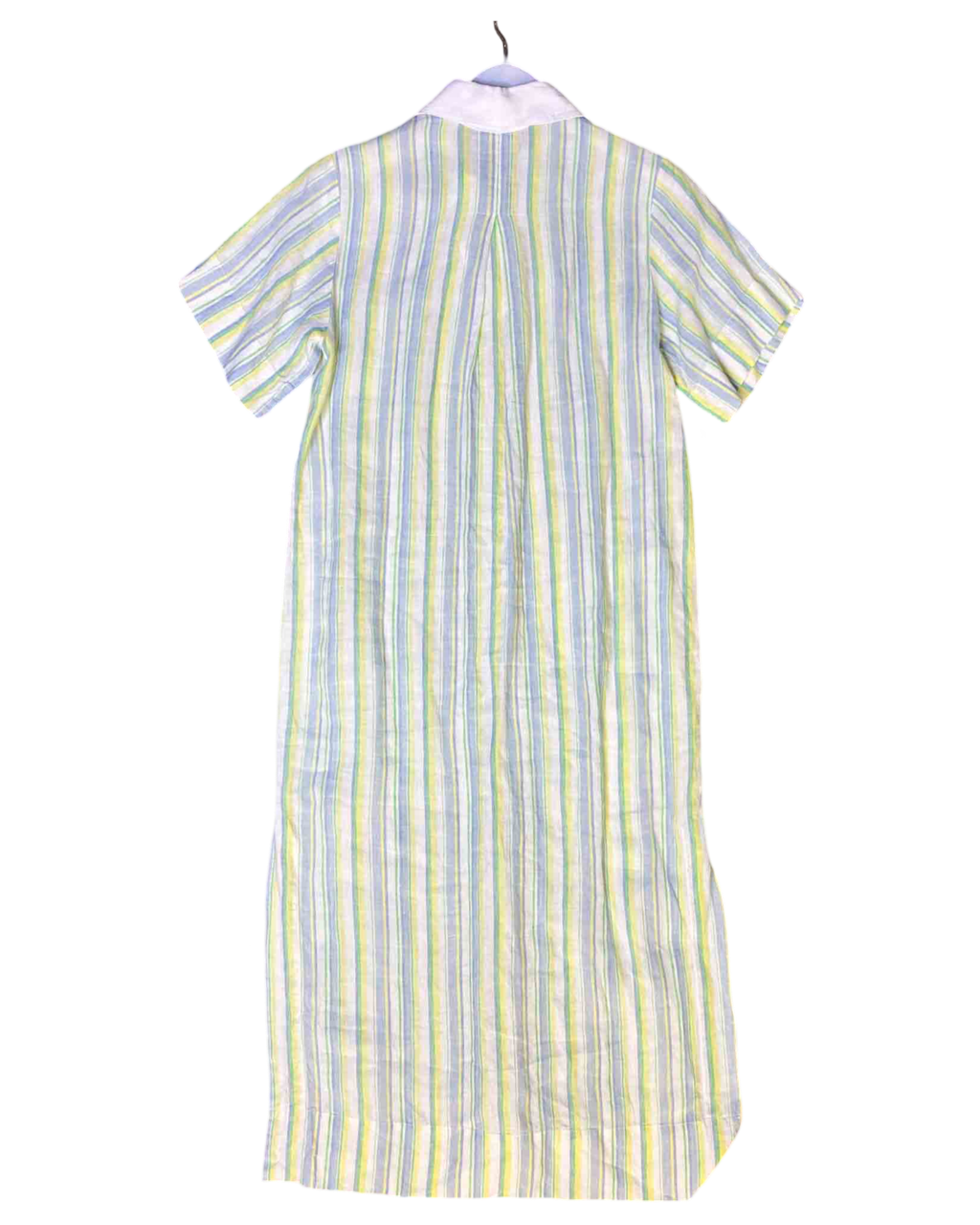 Size S (0) | Lee Mathews Striped Linen Maxi Dress