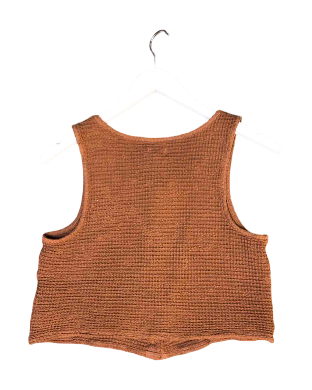 Size S | Donni Cotton Waffle Knit Top