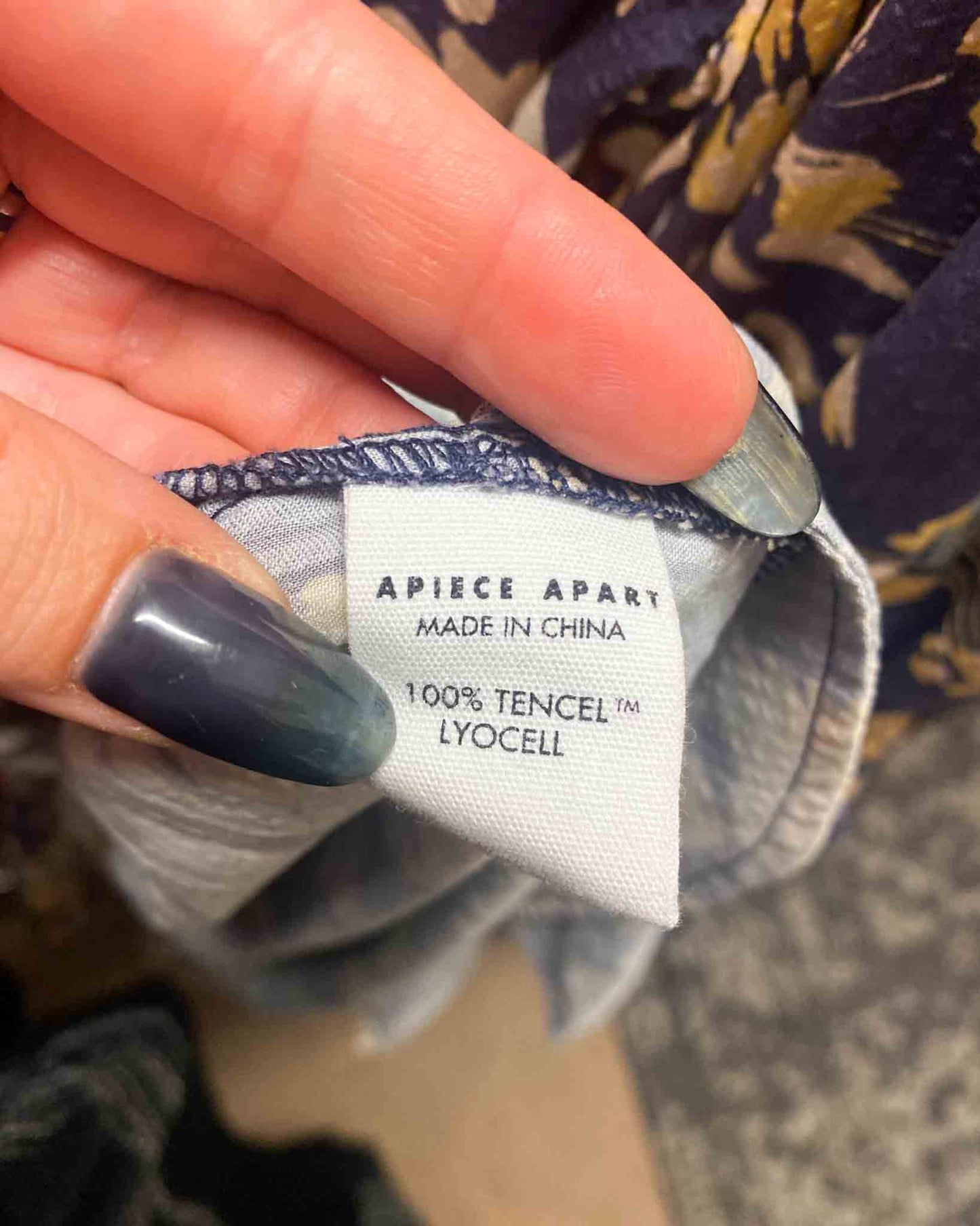 Size S | APiece Apart Floral Wrap Dress