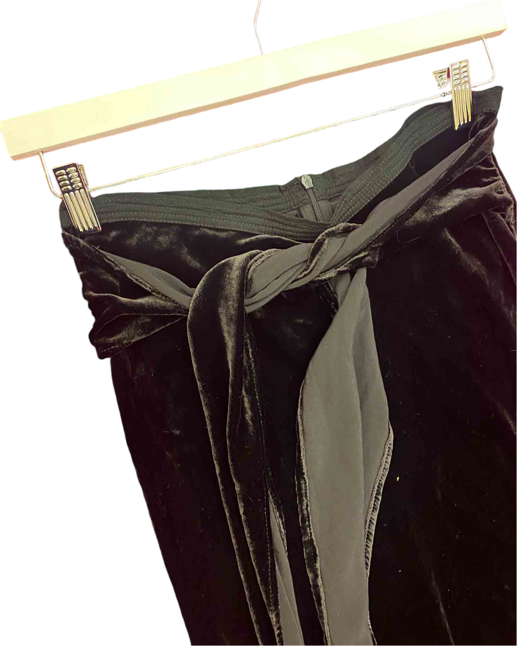 Size 6 | Max & Co Bias Silk Velvet Skirt