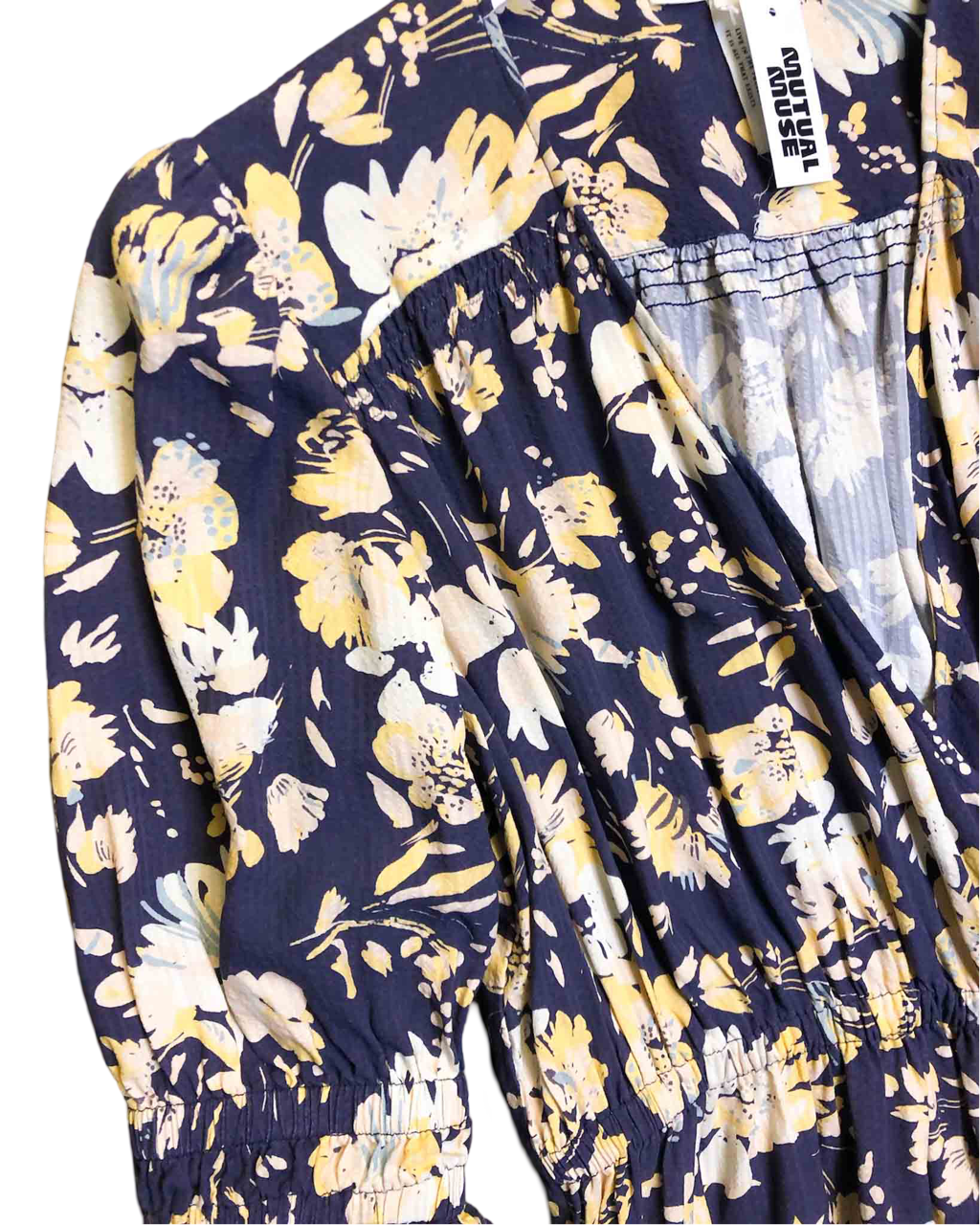 Size S | APiece Apart Floral Wrap Dress