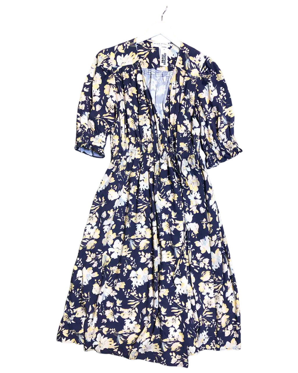 Size S | APiece Apart Floral Wrap Dress