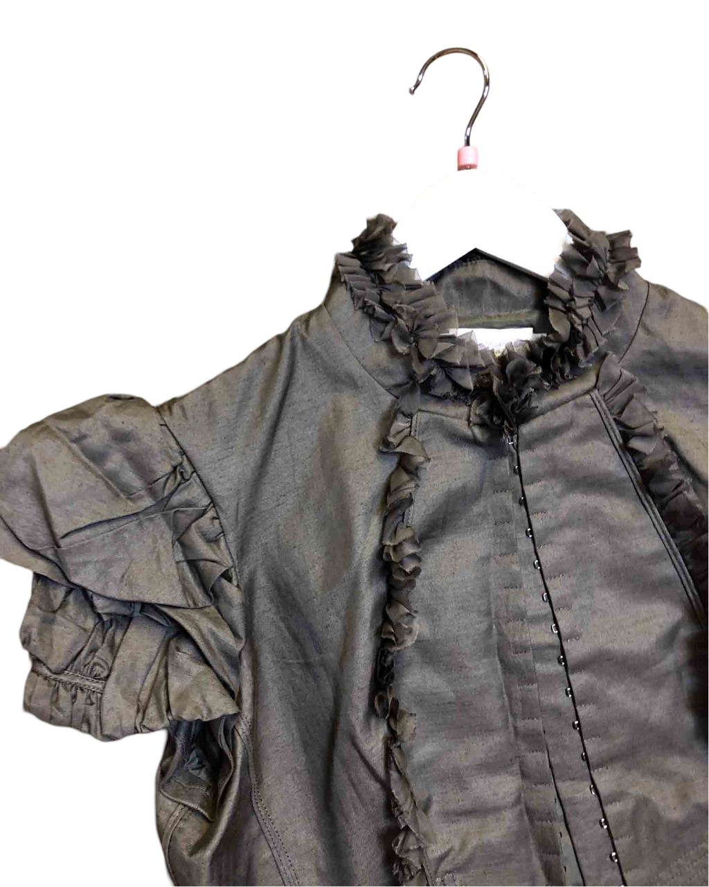 Size S/M | Aurelio Costarella Ruffled Shirt